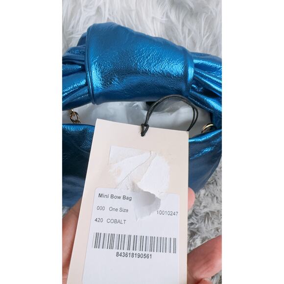 Cuyana Mini Bow Bag Cobalt one size - Picture 8 of 8